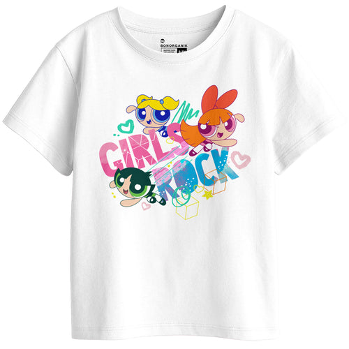 Girls Graphic Printed Combo Tees
