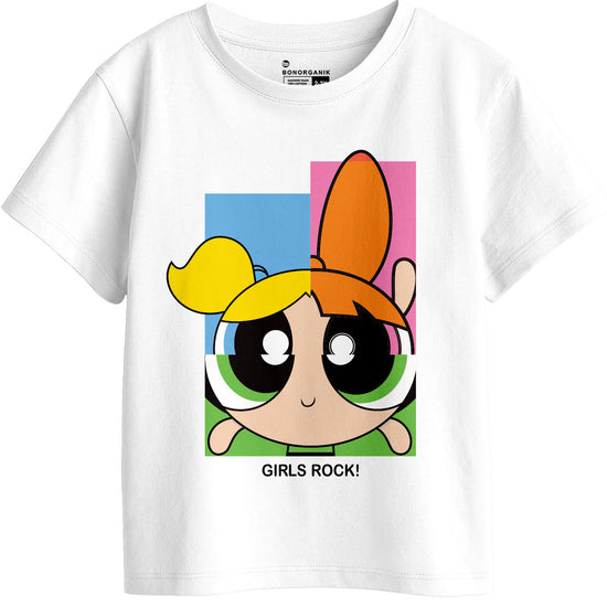 Girls Graphic Printed Combo Tees
