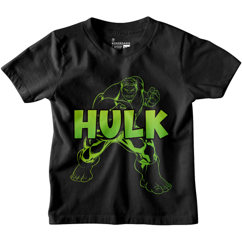 Boys Hulk Black Tshirt