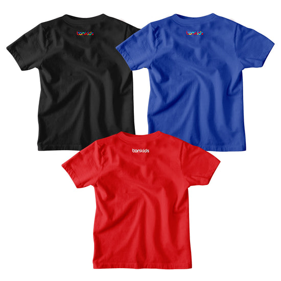 Batman Flash Superman Boys Tshirt Combo Pack