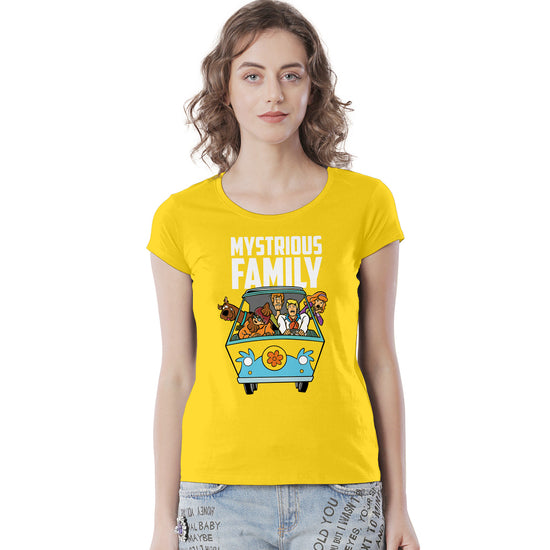 Mystrious Family Yellow Matching Tees For Family
