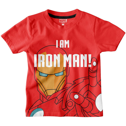 Avengers, Ironman & Captain America Boys Tshirt Combo Pack