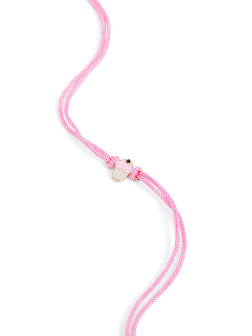 925 Silver-enamel cupcake Rakhi for Kids