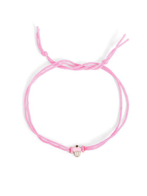 925 Silver-enamel cupcake Rakhi for Kids