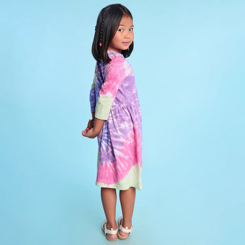 Tie And Dye Girls Dress