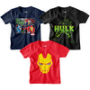 Hulk SuperHero Combo Boys Cotton Tshirts