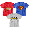 DC SuperMan Combo Boys Cotton Tshirts