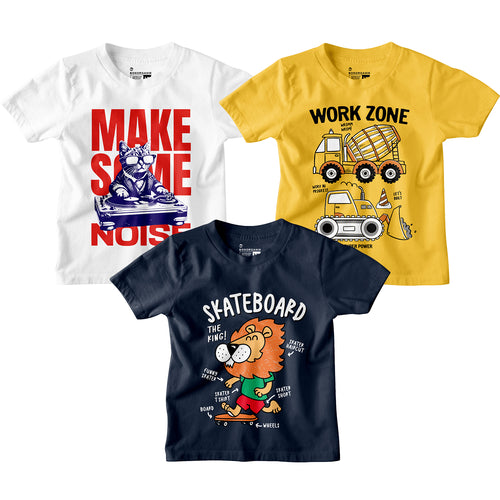 Boy Graphic Printed Tees