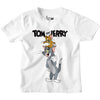 Boys Printed Tom & Jerry White Tshirt