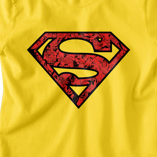 Boys Superman Yellow Tshirt