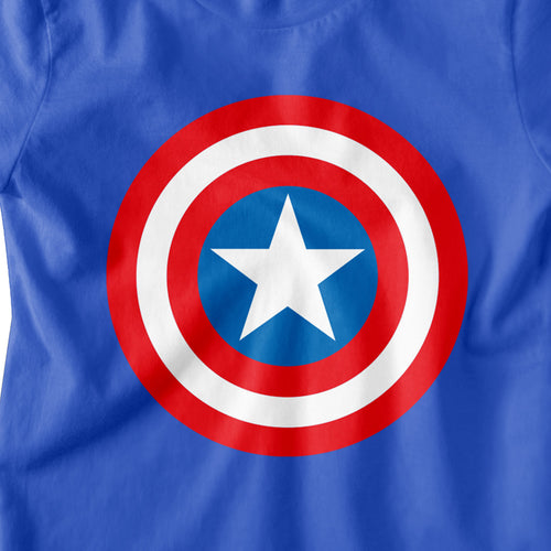 Boys Captain America Shield Tshirt