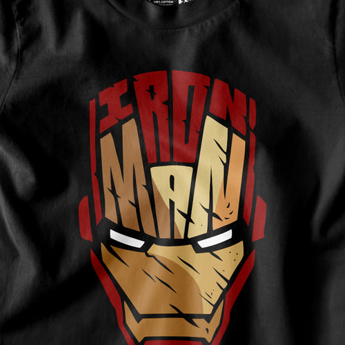 Boys Character Iron Man Black