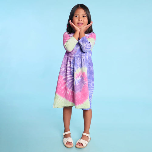 Tie And Dye Girls Dress