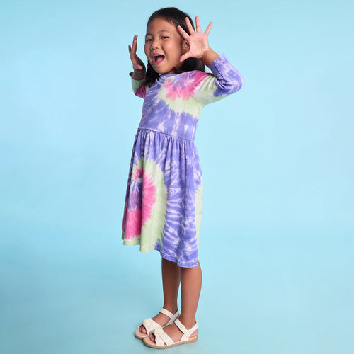 Tie And Dye Girls Dress
