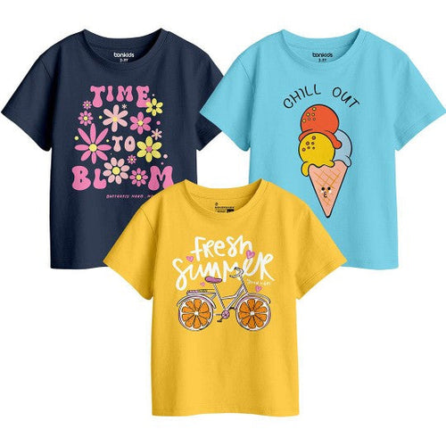 Girls Graphic Printed Tees