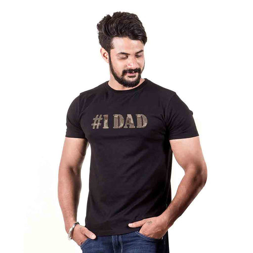 #1 Matching Dad & Daughter Tshirt