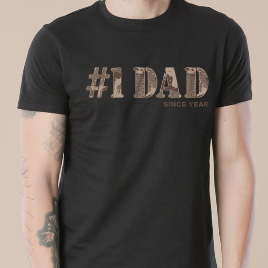 #1 Dad, Personalized Tee For Dad