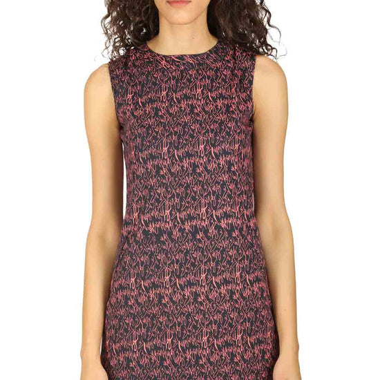Pink Navy Love print shift dress for mom daughter