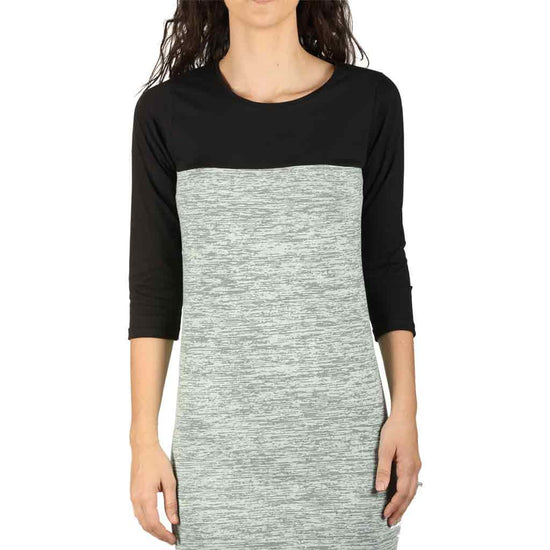 Pastel olive green yoke knitted dress for mom daughter