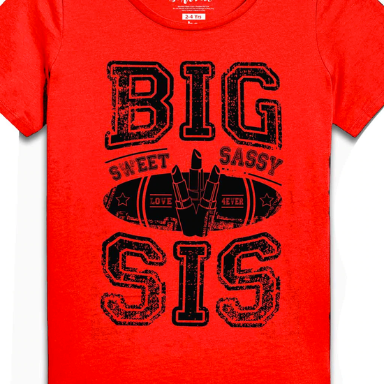Big Sis-Little Bro, Matching Bodysuit And Tees For Brother And Sister