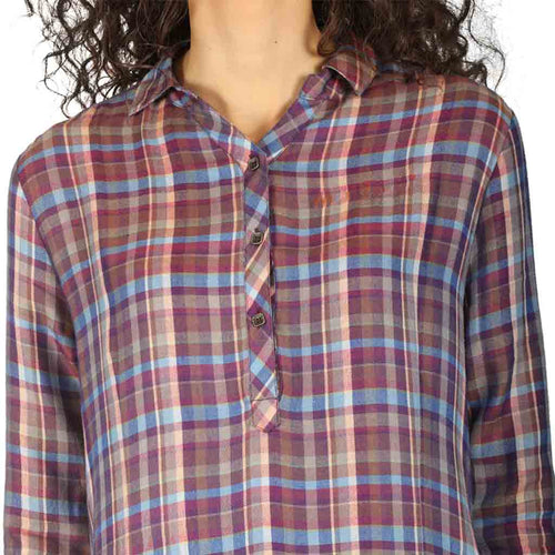 Checks high low dress for mom daughter