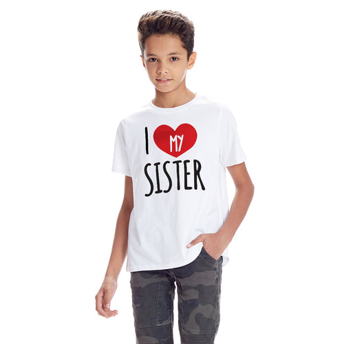 I Love My Brother/Sister,Matching Tees For Brother And Sister