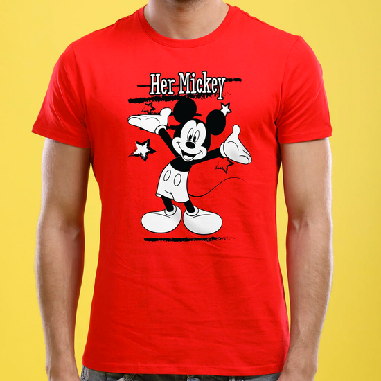 Her Mickey/His Minne, Disney Couple Tees