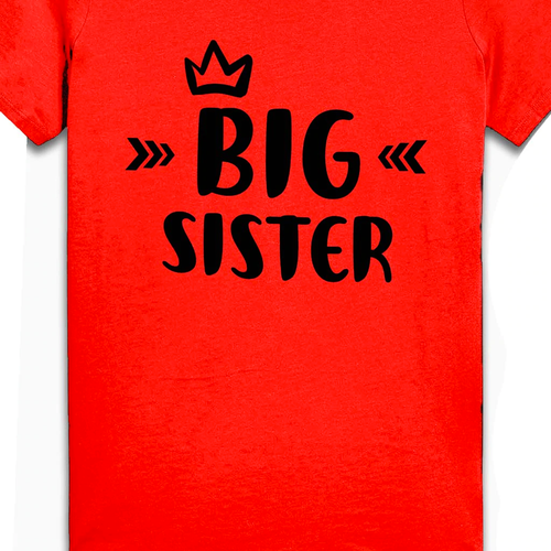 Big Sister, Little Brother, Matching Tee And Bodysuit For Sister And Baby Brother