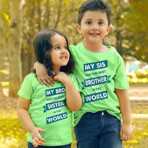 Best Brother & Sister In The World Tees