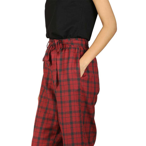 Red culottes with tee for mom & daughter