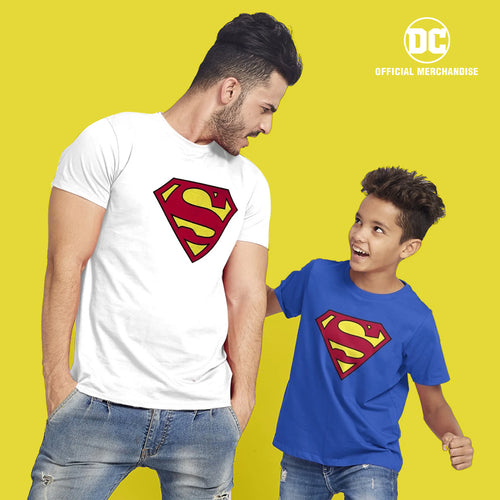 Superman Dad And Son Tees