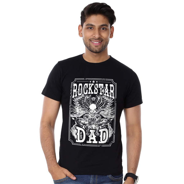 ULTRABASIC Men's T-Shirt Punk Is Dad Father's Day Music Rock Vintage Casual  Gift