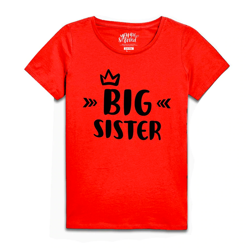 Big Sister, Little Brother, Matching Tee And Bodysuit For Sister And Baby Brother