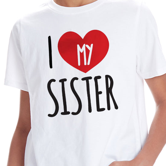 I Love My Brother/Sister,Matching Tees For Brother And Sister