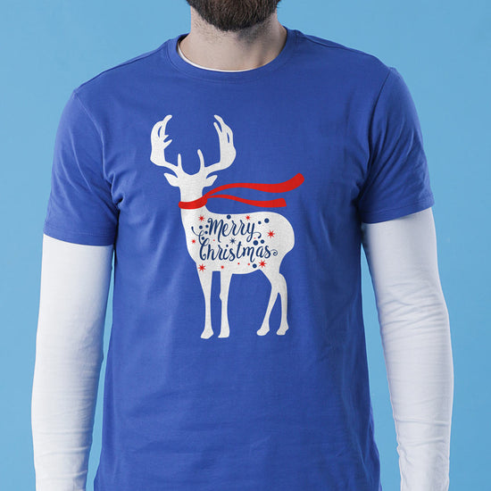 Christmas Reindeer, Dad And Son Tees
