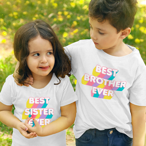 Best Brother/Sister Ever, Matching Tees For Siblings