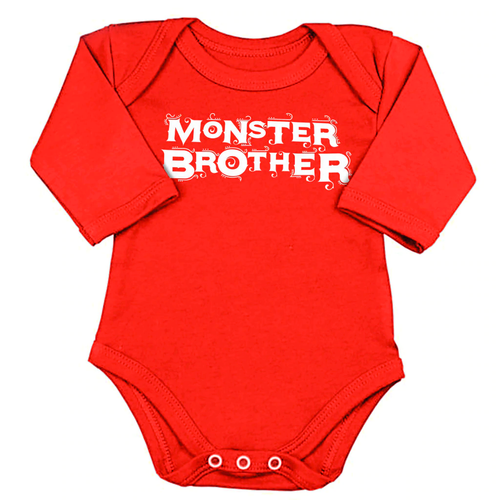 Monsters, Matching Bodysuit And Tee For Brother And Sister