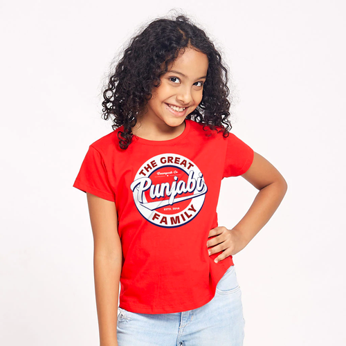 Punjabi Family, Matching Dad/Mom/Daughter Family Tees