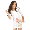 Digital floral print knitted short dress for mom daughter for daughter
