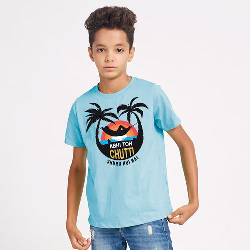 Abhi Toh Chutti Suru Hui Hai Matching Tees For Family