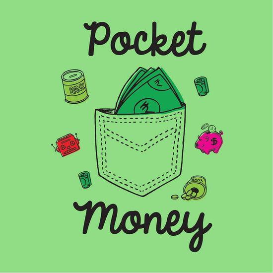Bright Green Salary/Pocket Money Father-Son Tees