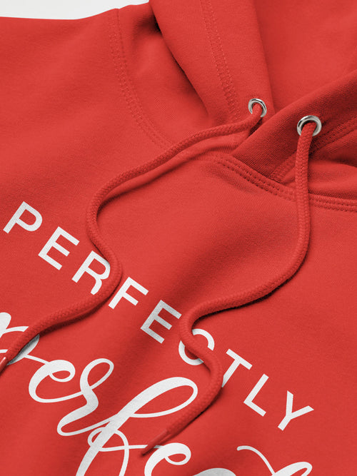 Perfectly Imperfect Red Hoodies For Women