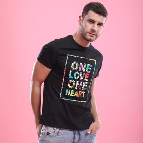 One Heart, One Love Matching Couples Tees