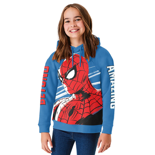 Girls spiderman outlet hoodie