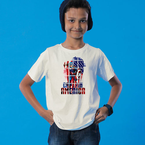 Captain America Shield, Matching Marvel Tees For Dad And Son