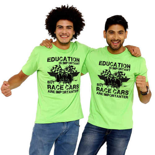 Education is Important but race cars are Importanter Tees