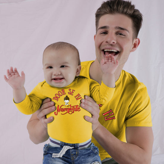 Door Se Hi Namaste Bodysuit and Tees