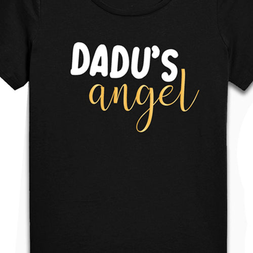 Dadu's Angel ,Matching Tee And Bodysuit For Sister And Brother