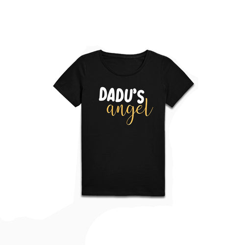 Dadu's Angel ,Matching Tee And Bodysuit For Sister And Brother