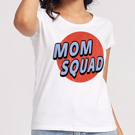 Mom Squad, Matching Tees For Mom And Two Daughters